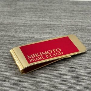 ✨ Mikimoto Pearl Island Gold-Tone Money Clip | Classic & Elegant ✨